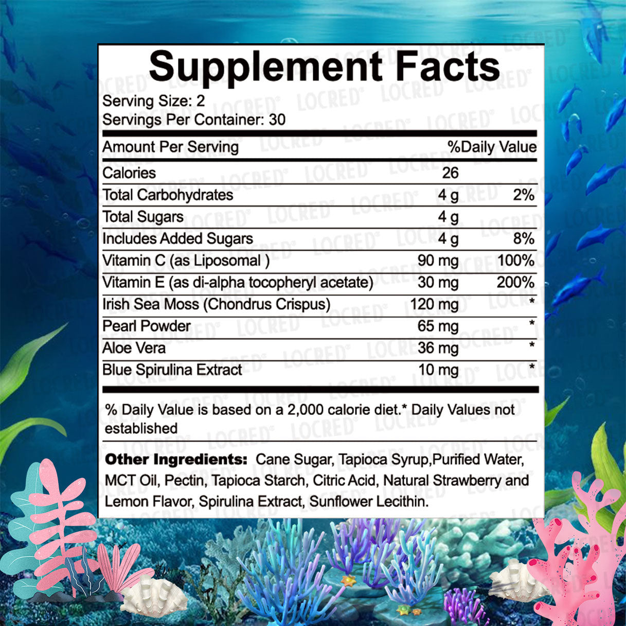 Sea Moss Seaweed Gummies 60 Tablets