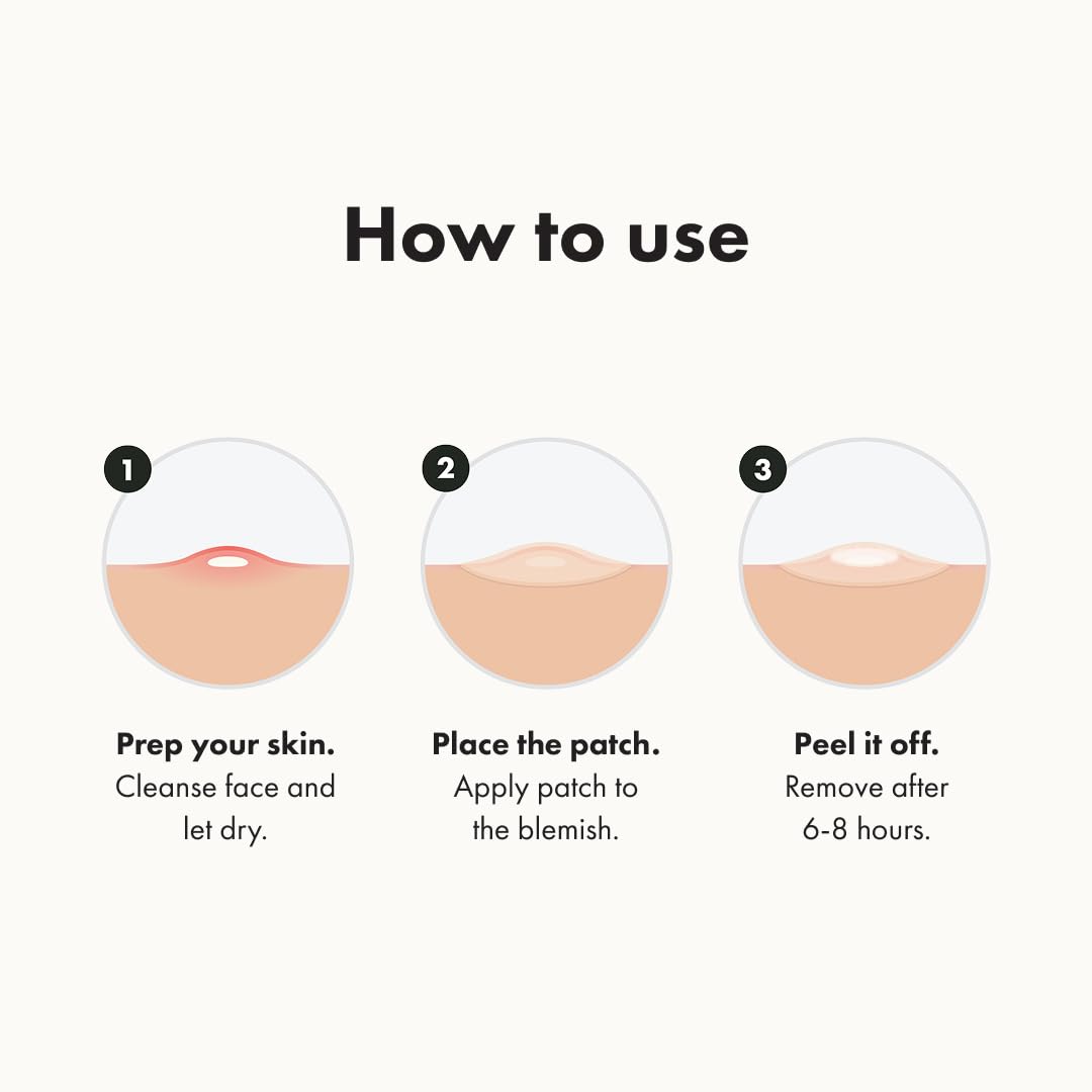Mighty Patch Original patch from Hero Cosmetics – The #1 Hydrocolloid Acne Pimple Patch for Shrinking Zits and Whiteheads in 1 use; Nighttime Spot Stickers for Face and Skin (72 Count)