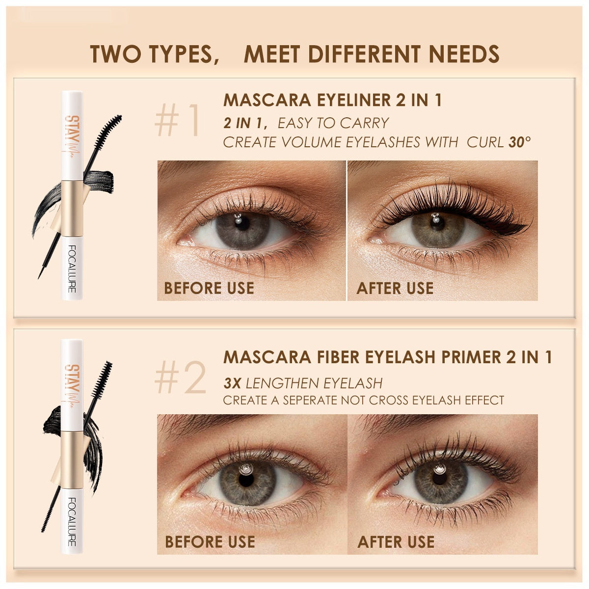 Waterproof Mascara Eyeliner