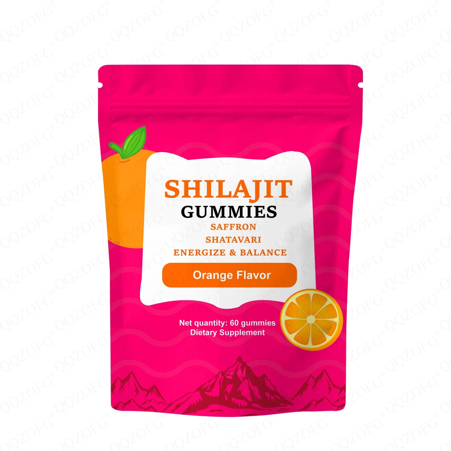 Shilajit Orange Gummies 60 Count