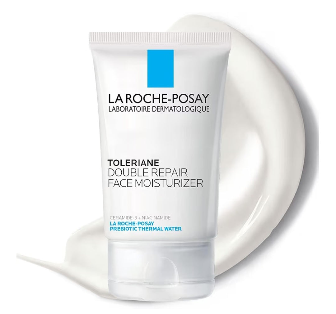 La Roche-Posay Toleriane Double Repair Face Moisturizer, Daily Moisturizer Face Cream with Ceramide & Niacinamide for All Skin Types, Immediate Comfort & Long Lasting Hydration, Fragrance Free